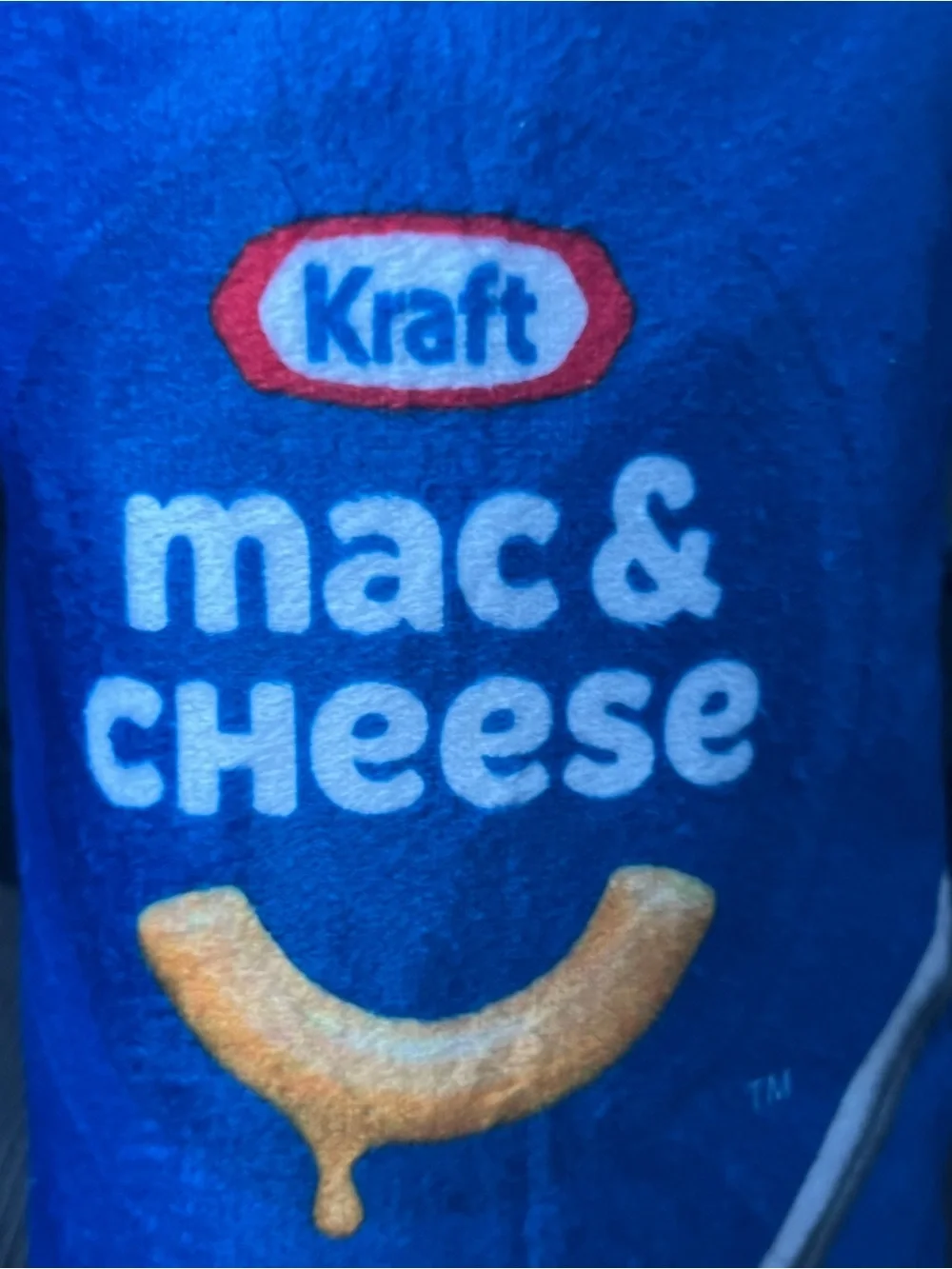 Kraft Mac & Cheese Plush Dog Toy Squeaker Original Flavor NWT
